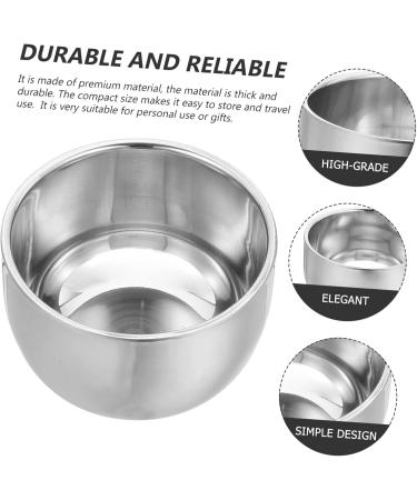 Premium Double-Walled Stainless Steel Shaving Cup | Wioneky Shaving Foam & Razor Travel Set for Men - Buy Online on GoSupps.com