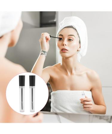 FOYTOKI 2 Sets Empty Mascara Tube for DIY Makeup Kits Mini Funnel Makeup Containers Lash Kit Black Plastic - Buy Online on GoSupps.com