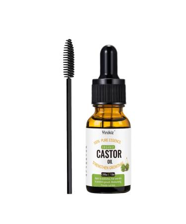 Renywosi Pure Castor Oil, Growth Mascara for Women - Castor Oil for Eyelash Growth Volumizing and Thickening Long Lasting