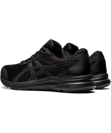ASICS Men's Gel-Contend 8 Running Shoes 9.5 - Black/Carrier Grey - Buy Online on GoSupps.com