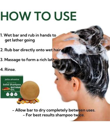 Solid shampoo with batana oil for hair growth and improvement all types - Buy Online on GoSupps.com