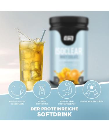 ESN Isoclear Whey Isolate Protein Powder - Mango Orange 908g | Clear Whey Fruity Taste High-Quality Protein Made in Germany - International Shipping - Buy Online on GoSupps.com