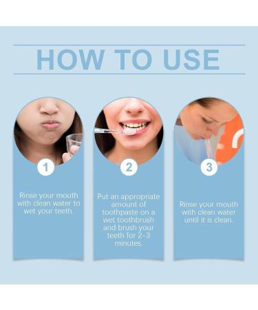 Whitening Toothpaste Bright White Probiotic Toothpaste Deep Cleaning Toothpaste for Oral Care Fresh Breath Removes Teeth Stains - Buy Online on GoSupps.com