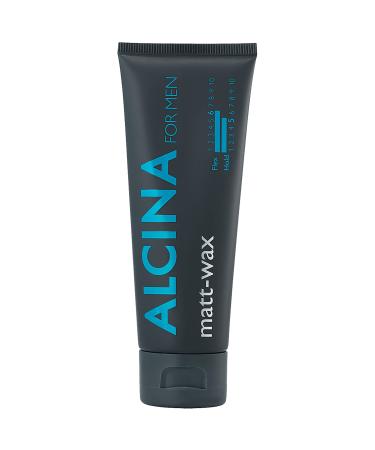 ALCINA for men matt-wax - 1 x 75 ml - For flexible hold for every hair and a silky-matt finish Unscented 75 ml (1 pack)