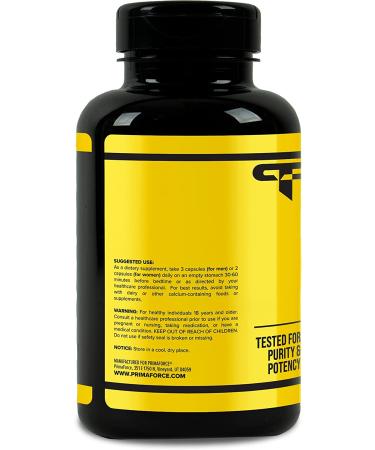 PrimaForce ZMA - 180 Capsules for Optimal Sleep & Recovery | Boost Muscle & Hormone Levels - Buy Online on GoSupps.com