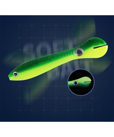 10 Pcs Soft Bionic Swimming Fishing Lures Loach Artificial Bait with  Rotating Spins Tail Slow Sinking Bass Swimbaits Simulation Saltwater  Freshwater Fake Baits for Pike Trout Mixed Color 5pcs