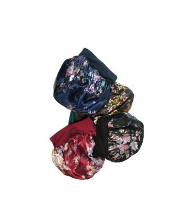 HRUIFENG Women Nightcap Set-A - 4-Piece Silk Hair Cap 11.8in - Buy Online on GoSupps.com