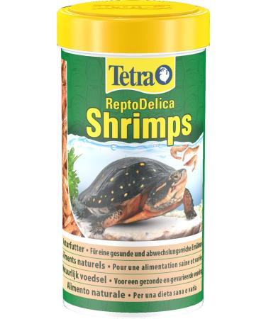 Tetra ReptoDelica Shrimps Turtle Food - Natural food made from whole shrimps 250 ml can 20 g (1 pack)
