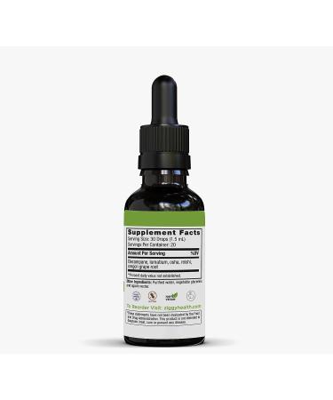 Ziggy Health Lung Relief - 1oz Liquid Tincture for Cough, Sore Throat & Respiratory Support - Buy Online on GoSupps.com