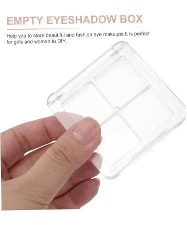 2pcs Empty Cosmetic Eyeshadow Storage Case Empty Eyeshadow Palette Lipstick Acrylic Bracket Travel - Buy Online on GoSupps.com