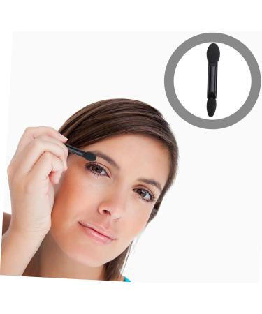 DRESSOOS 10pcs Makeup Tool Kit Dual Sided Eye Shadow Brush Eye Shadow Sponge Applicator Paupi re Double Black - Buy Online on GoSupps.com