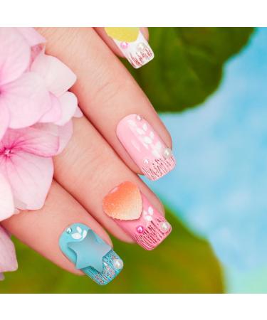 Housoutil 1 Set Gem Stickers Manicure Polymer Clay Sticker Eye Patches for Adults Fruit Clay Slices Nail Sticker Nail Art Stickers Manicure Patches Pearlescent 3D Pan Beads 4X4X2cm As Shown a - Buy Online on GoSupps.com