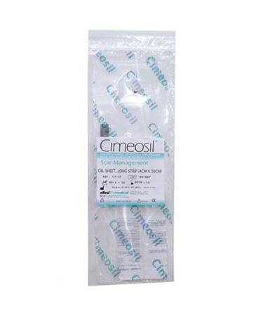 Cimeosil Gel Sheet - Long Strip 4 cm x 30 cm - Scar Treatment For Keloid and Hypertrophic Scars