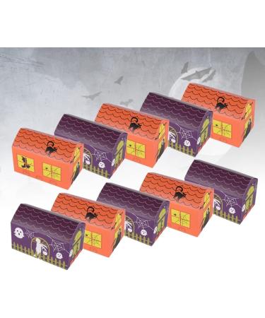 STOBAZA Cookie 10pcs Candy Treat Bags Halloween Sweet Treat Boxes Halloween Candy Bucket Candy Box Accessories - Buy Online on GoSupps.com