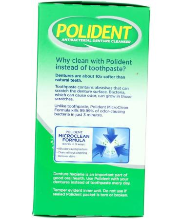 Polident Overnight 84ct - Effective Denture Cleaner for International Shipping | Fresh & Comfortable - Buy Online on GoSupps.com