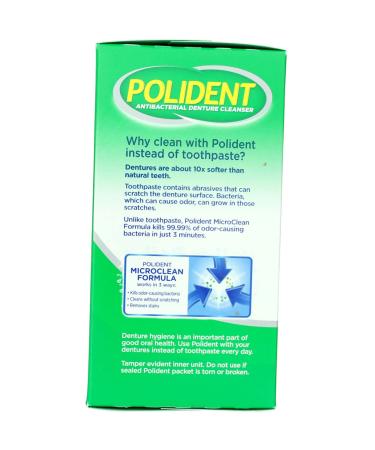 Polident Overnight 84ct Size 84ct Polident Overnight 84 Count (Pack of 2) - Buy Online on GoSupps.com