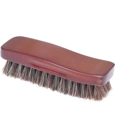 Shoe Brush Natural Wood Bristle Horse Hair Shoe Boot Polish Brush Felt Boots Brush Brush(17x2cm) - Buy Online on GoSupps.com