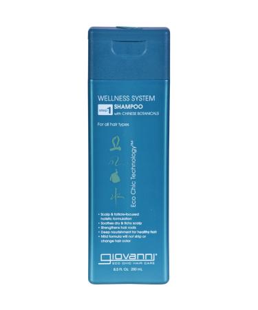 Giovanni Wellness System Shampoo with Chinese Botanicals Step 1 8.5 fl oz (250 ml)
