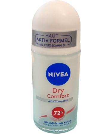  NIVEA NIVEA Roll-on Women Dry Comfort Deodorant 3 x 50 ml (Pack of 3) - Buy Online on GoSupps.com