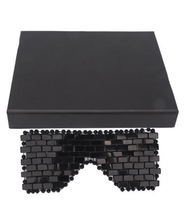 Jade Eye Cover  Jade Stone Eye Patch  Natural Cooling Jade Sleeping Eye Cover for Women Men