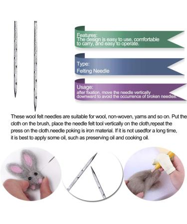 30 PCS Wool Felting Needles Set with 3 Sizes & Tool for DIY Projects - Buy Online on GoSupps.com