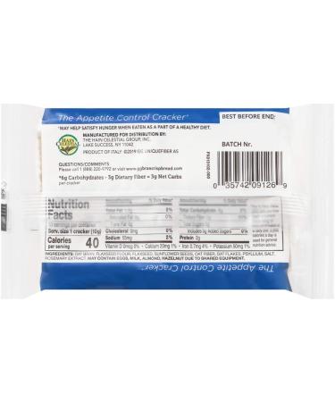 GG Exceptional Fiber Gluten-Free Crackers 3.5 Oz - Pack of 15 | Multi-Seed Snack - Buy Online on GoSupps.com