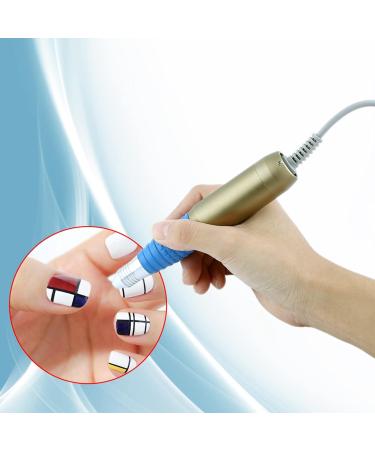 Natudeco 1pcs Electric Nail Grinder Manicure Drill File Pen Nail Grinding Head 25000 Rpm Low Noise Vibration Comfortable Durable Convenient Grip - Buy Online on GoSupps.com