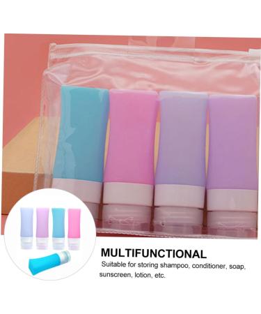 minkissy 2 Sets Travel Bottle Travel Lotion Container Push down Silicone Containers Silicone Refillable Bottle Body Wash Travel Size Travel Containers Liquid Squeeze Bottle Head: Plastic - Buy Online on GoSupps.com