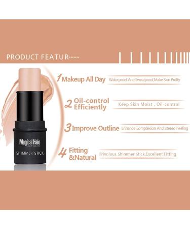 Contour Stick Face Cream Professional Face Shaping Pen Contouring Foundation Shadow Cream Pen Contour Bronzer Highlighter Powder Pen Stronrive - Buy Online on GoSupps.com