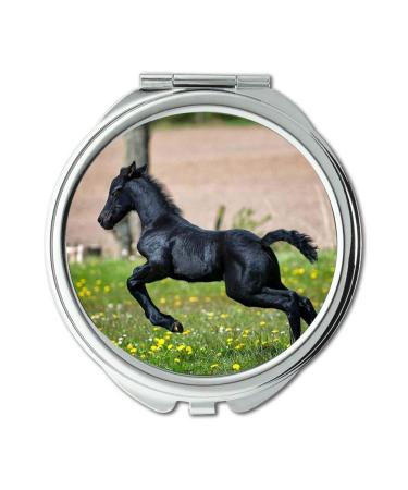 Mirror Compact Mirror agriculture animal animal photography pocket mirror portable mirror