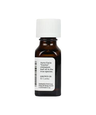 Aura Cacia Cinnamon Leaf, Essential Oil, 0.5-Ounce Bottle, 0.5 Fl Oz (Pack of 1) - Buy Online on GoSupps.com