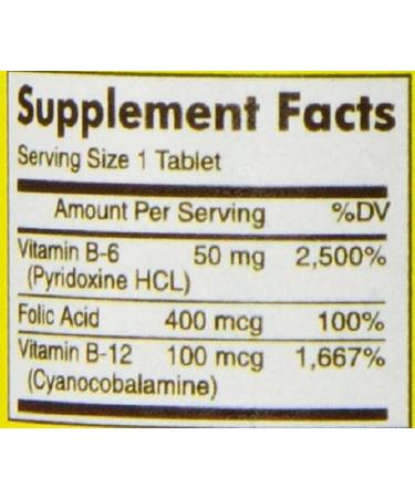 Mason Vitamins Folic Acid B-6 & B12 Heart Health Formula 90 Tablets per Bottle Pack of 4 Total 360 Tablets - Buy Online on GoSupps.com
