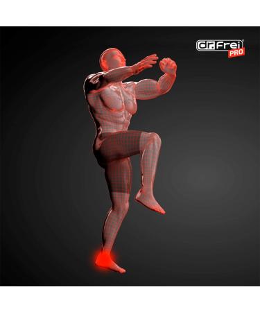 Universal Adjustable Medical/Sports Ankle Support - Black Made in EU | International Shipping Available - Buy Online on GoSupps.com