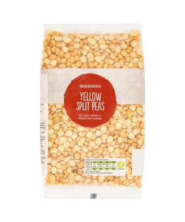 Morrisons Wholefoods Dried Yellow Split Peas 500g - Buy Online on GoSupps.com