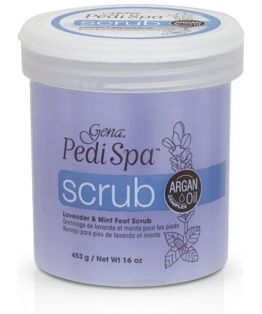 Gena Pedi Spa with Argan Oil Complex Pedi Spa Scrub, 16 Ounce