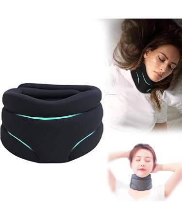 Cervicorrect Neck Brace Cervicorrect Neck Brace by Healthy Lab Co Cervical Neck Brace for Snoring Neck Brace for Neck Pain and Support Neck Support Brace for Women and Men (Black)