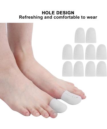 SEBS Toe Protector - Pain Relief & Prevent Squeeze/Abrasion - Average Size, Reusable (White) - Buy Online on GoSupps.com