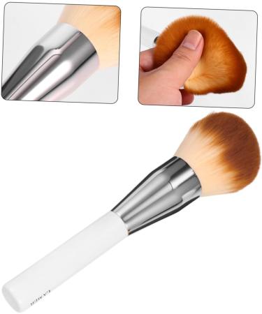 Ipetboom White Foundation Makeup Brush Foundation Brush Cosmetic Blush Artificial Fiber White Makeup Brush Tool - Buy Online on GoSupps.com