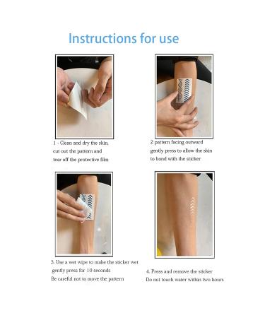 2 Week Flower Semi Permanent Tattoos for Women - 8 Large Sheets & Long-Lasting Juice Upgrade - Realistic Temporary Tattoo Stickers - Set of 10 Sheets - Buy Online on GoSupps.com
