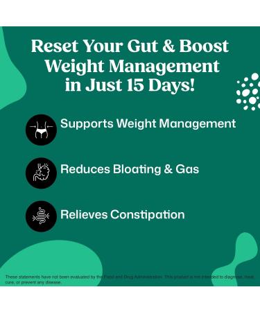 ColonBroom 15 Day GLP-1 Colon Cleanse & Detox Cleanse for Weight Management with Probiotics & Magnesium | Reduce Bloating & Boost Metabolism & Digestion - Effective Gut Cleanser Detox for Women & Men 30 Count (Pack of 1) - Buy Online on GoSupps.com