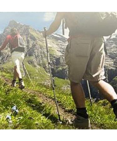 Crutches Multifunctional Crutch Four Leg Trekking Stick Bent Handle Seven Character Aluminum Crutches 5 Gear Adjustable Retractable Outdoor - Buy Online on GoSupps.com