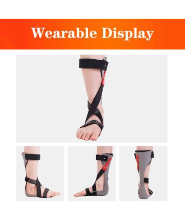 SFKLYU Adjustable Ankle Foot Orthosis Support Brace for Foot Drop Improved Walking Gait & Plantar Fasciitis - Right & Left Options Available - Buy Online on GoSupps.com