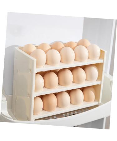 PRETYZOOM Container Fridge Organizer Flipped Household Rack Shop Egg Supply Preservation Refrigerator Storage - Buy Online on GoSupps.com
