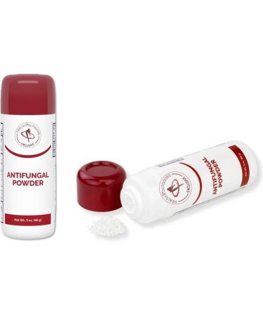 Buy Antifungal Powder 3oz for Athlete's Foot & Ringworm - Best Moisture Absorbing Topical Treatment for Fungal Infections | International Shipping Available - Buy Online on GoSupps.com