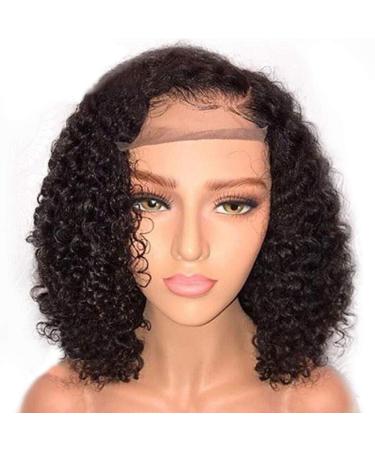 Hairpieces Brazilian Remy Natural Wavy Short Bob Lace Front Hair Wigs for Black Women Glueless Lace Wig with Baby Hair Full