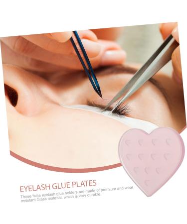 Support De Colle Pour Cils Verre Palette De Greffe De Cils Forme De C ur Outil De Pose Pour Salon rose - Buy Online on GoSupps.com
