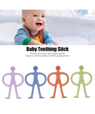 4 Unique Shape Kids Teether Toys | Easy to Hold Baby Teething Gift for Toddlers | International Shipping - Buy Online on GoSupps.com