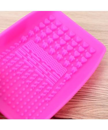 Shop 1pc Makeup Brush Cleaning Tool - Best Brush Cleaner & Washing Mat for Flawless Application - Buy Online on GoSupps.com
