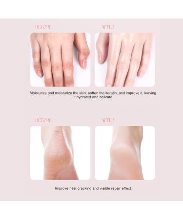 PW TOOLS Cracked Heel - 60ml Softening Moisturizing Nourishing Foot Cream | Foot Heel Care Natural Sweet Peach Flavored Moisturizing Foot Cream Foot Care Cream - Buy Online on GoSupps.com
