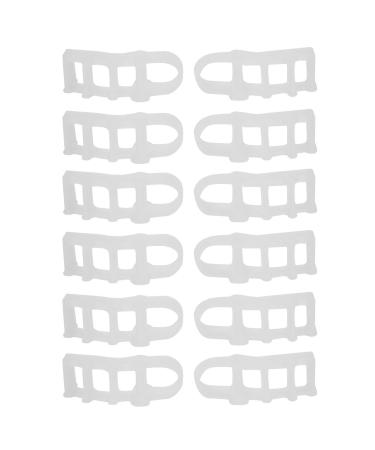 Ankroyu Hallux Valgus corrector pedicure tool bale corrector toe separator for women 4 holes hallux valgus corrector high elasticity SEB Foot toe spreader